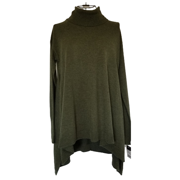 2 NWT Mossimo Sharkbite Turtlenecks Olive & Brown - Picture 9 of 14